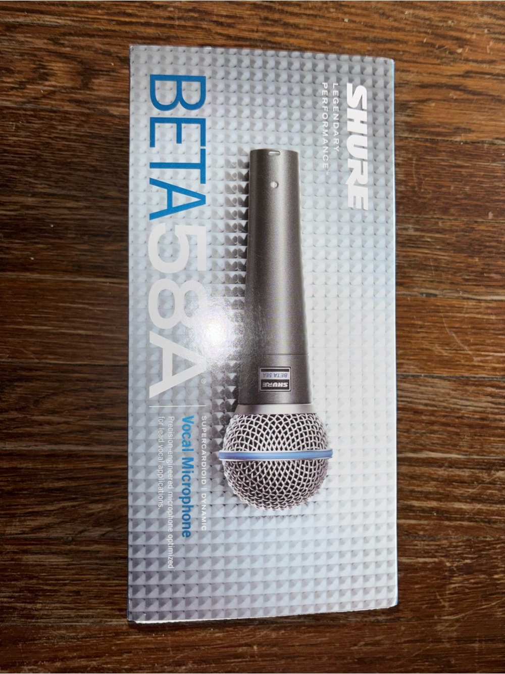 Shure Beta 58A Vocal Microphone - Silver